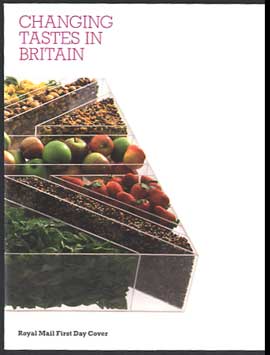Royal Mail FDC for food-gastronomy stamp issue