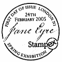 Stampex official Jane Eyre postmark