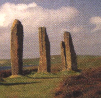 Ring of Brodgar stamp detail