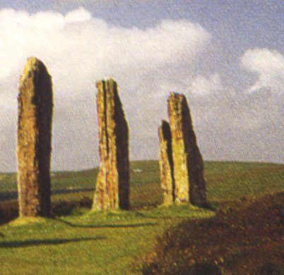 Ring of Brodgar stamp detail