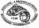 postmark showing a fish.