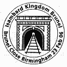 postmark showing railway tunnel.