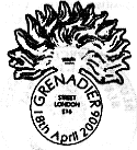 postmark showing a decoration.