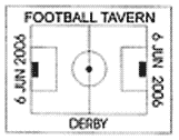 postmark showing football pitch.