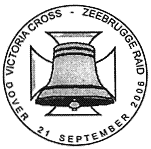 Postmark showing Victoria Cross & bell.