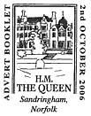 postmark depicting Sandringham House.