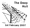 Postmark showing 'The Deep' at Hull.