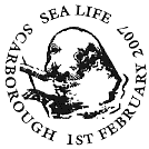 Postmark showing grey seal.