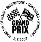Silverstone FDI postmark.