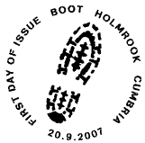 Boot postmark for Army Uniforms stamps.