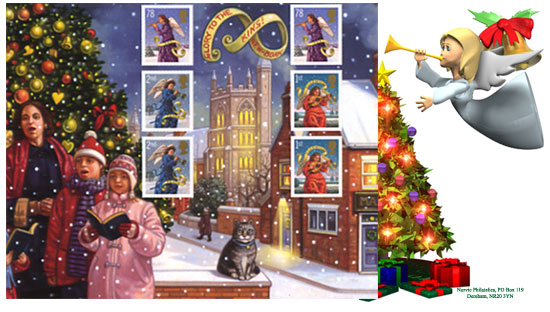 Norvic Philatelics 2007 Christmas First Day Cover for Smilers sheet - lower right.