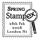 Stampex official postmark.