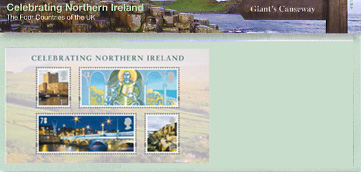 Royal Mail Celebrating Northern Ireland presentation pack