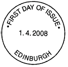 Edinburgh postmark.