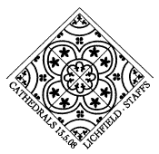 Postmark showing floor tile pattern.