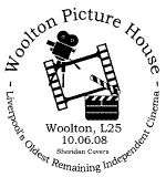 postmark showing clapper-board, film and camera.
