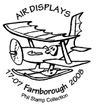 postmark showing biplane.