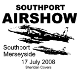 postmark showing three Red Arrows.