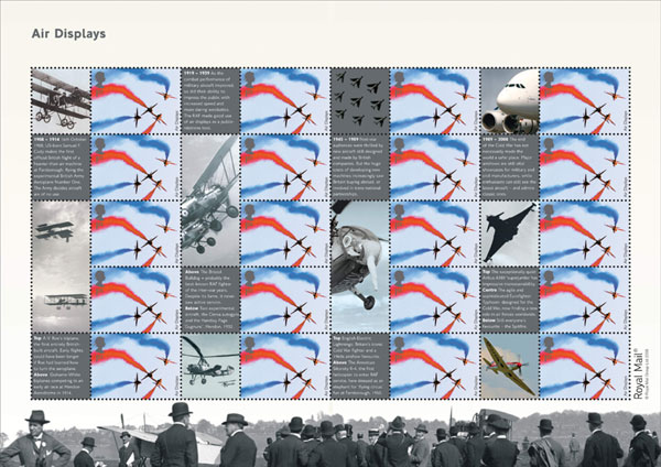 100 Years of Aviation Smilers Sheet 17 July 2008