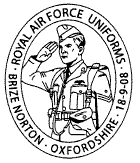 Postmark showing airman.