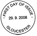 non-pictorial Gloucester postmark.