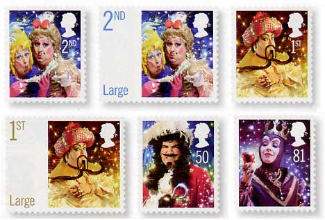 GB 2008 Christmas stamps image.
