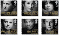 GB Women of Distinction stamps.