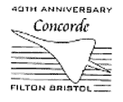 postmark showing Concorde supersonic airliner.