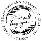 postmark showing quill pens.