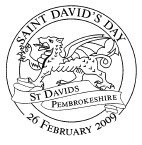 postmark showing dragon.