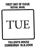 Official Bureau postmark with text as shown.