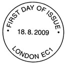 London EC1 non-pictorial postmark.