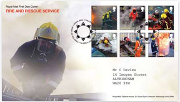 Fire & Rescue services Royal Mail first day cover.
