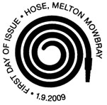 Official Melton Mowbray FDI postmark.