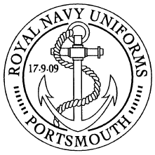 Postmark showing anchor.