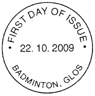 Official Badminton non-pictorial first day of issue postmark.