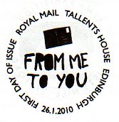 Tallents House Postmark with text as below.