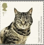 1st class Tabby Cat stamp.