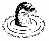 postmark illustrated with an otter.