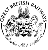 postmark coat of arms of Southern Railway.