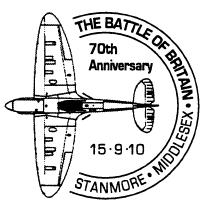 Postmark showing Concorde supersonic airliner.