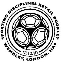 Postmark showing a football.