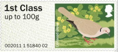 Pictorial Faststamps - birds 2 - collared dove.