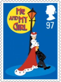 Me and My Girl, London Musicals stamp.