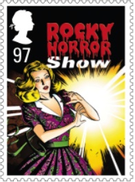 Rocky Horror Show London Musicals stamp.