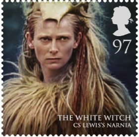 The White Witch, CS Lewis Narnia Stamp.