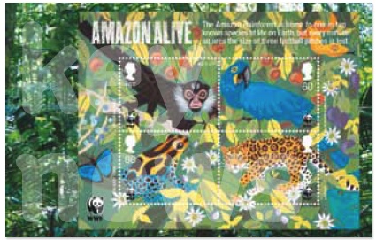 WWF Prestige stamp book pane 3.