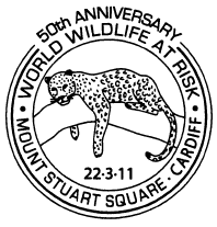 Postmark illustrated with a leopard.