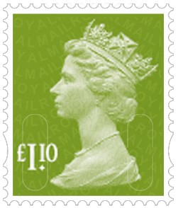 New Machin £1.10 definitive issued 29 March 2011.