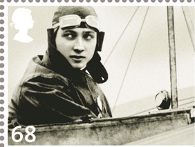 68p 1st aerial post centenary stamp.